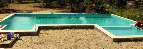 Constructia piscinei Hawaii Liner in Mogosoaia, jud. Ilfov