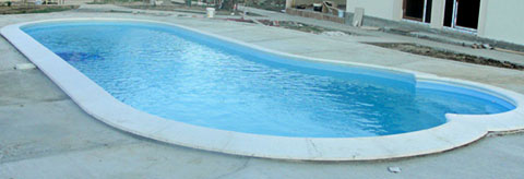 Constructia piscinei Safir Liner in Targu Jiu, jud. Gorj