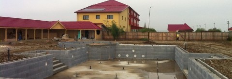Constructia piscinei   in Mihailesti, jud. Giurgiu